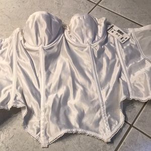 34C White corset